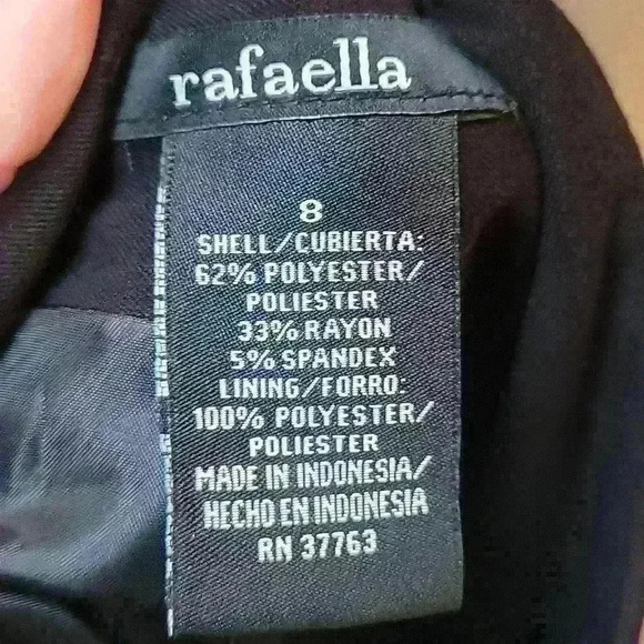 Rafaella Black Flare Skirt size 8 - Picture 3 of 5